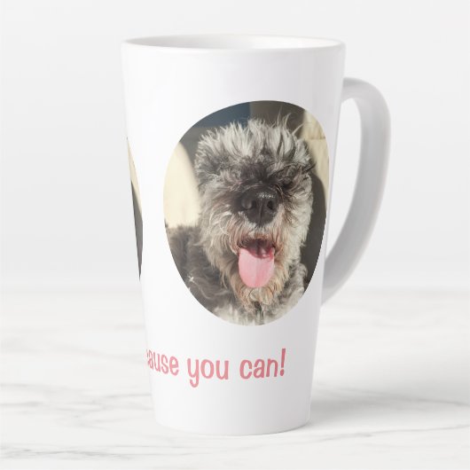 Tasse Latte Barre Parce Que Tu Peux (Angle droit)