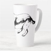 Tasse Latte Barre positionnée - Profil latéral (Angle droit)