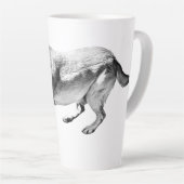 Tasse Latte Barre positionnée - Profil latéral (Angle droit)