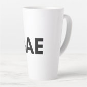 Tasse Latte base (Angle droit)