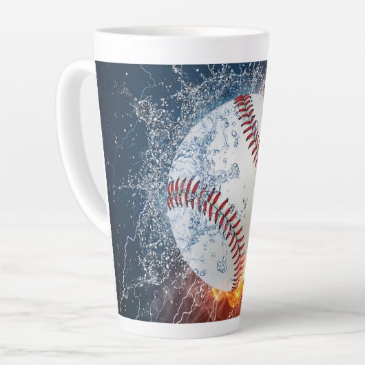 Tasse Latte Baseball (Angle gauche)