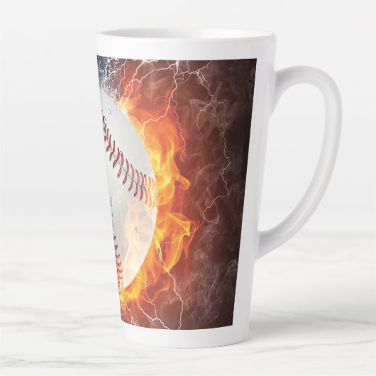 Tasse Latte Baseball (Droite)