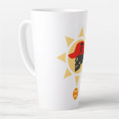 Tasse Latte Baseball crâne (Angle gauche)