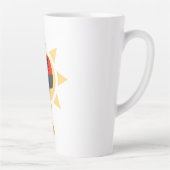 Tasse Latte Baseball crâne (Droite)