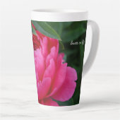 Tasse Latte Bashful Pink Peony (Angle droit)