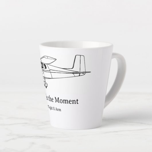 Tasse Latte Basic Pilot Knowledge (Angle droit)