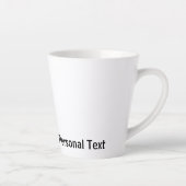 Tasse Latte Bass Master Stick Man illustration, personalize (Droite)