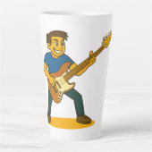 Tasse Latte Bassist on Coffee cup (Devant)