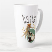 Tasse Latte Basta (avec chats) (Angle droit)