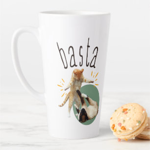 Tasse Latte Basta (avec chats)