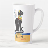Tasse Latte Bastet ou Bast. Déesse égyptienne antique (Droite)