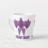 Tasse Latte Batcrap Crazy Wacky (Angle gauche)