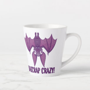 Tasse Latte Batcrap Crazy Wacky
