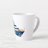 Tasse Latte Bateau (Angle droit)