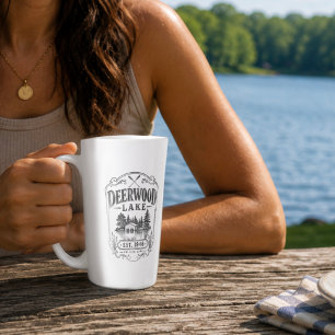Tasse Latte Bateau de Deerwood de style rétro