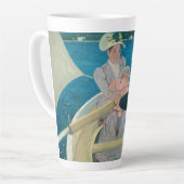 Tasse Latte Bateau de Mary Cassatt, Art Vintage (Angle gauche)