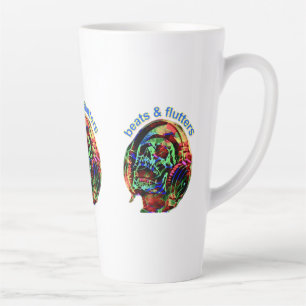 Tasse Latte battements et battements