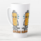 Tasse Latte Batterie basse (Angle gauche)