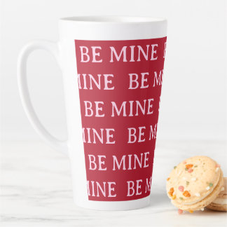 Tasse Latte Be Mine Valentine’s Day Gift – Romantic Love 
