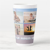 Tasse Latte Beach House Life Multi-photo  (Devant)