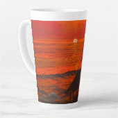 Tasse Latte Beach Shack, Original de Gary Poling (Angle gauche)