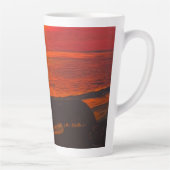 Tasse Latte Beach Shack, Original de Gary Poling (Droite)