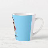 Tasse Latte Beach Volleyball (Droite)