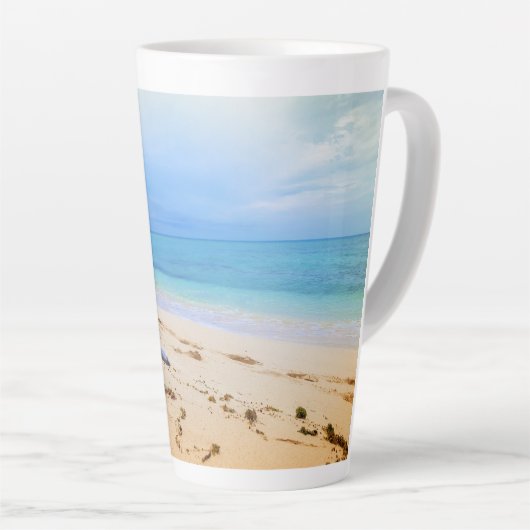 Tasse Latte Beachscape (Angle droit)