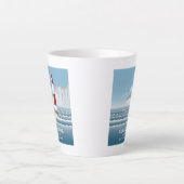 Tasse Latte Beachy Head Lighthouse (Devant)