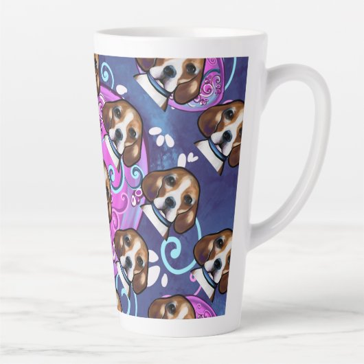 Tasse Latte Beagle (Droite)