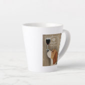 Tasse Latte Beagle Dog Au Vin (Angle droit)