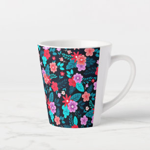 Tasse Latte Beau arrangement Ditsy Floral Pattern-56576