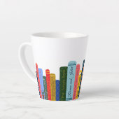 Tasse Latte Beau Livre (Angle gauche)
