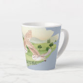 Tasse Latte Beau Mariage OWLS (Angle droit)