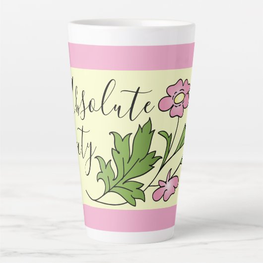 Tasse Latte Beauté absolue (Devant)