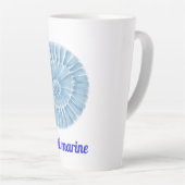 Tasse Latte Beauté marine (Angle droit)