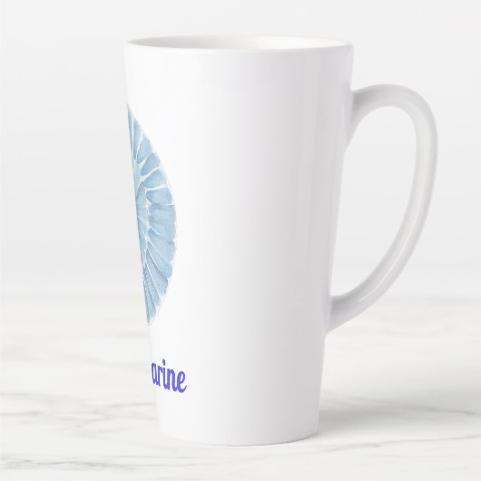 Tasse Latte Beauté marine (Droite)