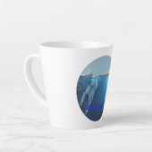 Tasse Latte Beauté marine glacier- (Angle gauche)