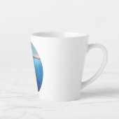Tasse Latte Beauté marine glacier- (Droite)