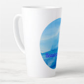 Tasse Latte Beauté marine vague (Angle gauche)