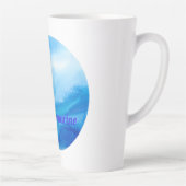 Tasse Latte Beauté marine vague (Droite)