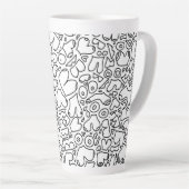 Tasse Latte Bébé féministe drôle (Angle droit)
