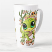 Tasse Latte Bébé Geckos jote personnages de dessin (Angle droit)