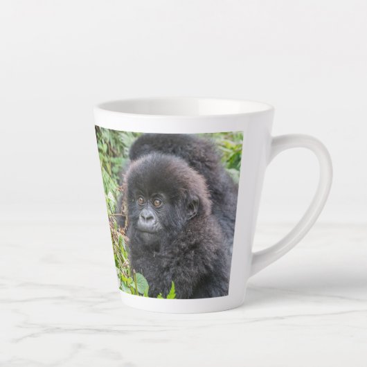 Tasse Latte Bébé gorille des montagnes (Droite)