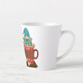 Tasse Latte Bébé Il fait froid dehors | Gnome de Noël (Droite)