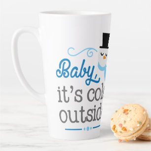Tasse Latte bébé il fait froid en dehors des vacances de Noël