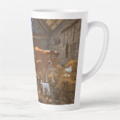 Tasse Latte Bébé Jésus Manger Nativité de Noël (Droite)