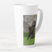 Tasse Latte Bébé mignon Gorilla Café (Angle droit)