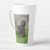 Tasse Latte Bébé mignon Gorilla Café (Angle gauche)