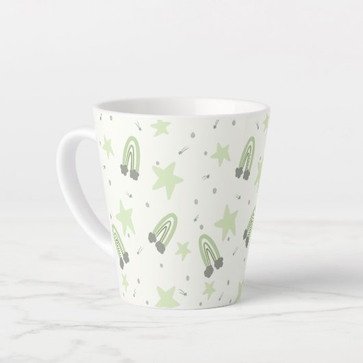 Tasse Latte Bébé pastels en latte arc-en-ciel (Angle gauche)